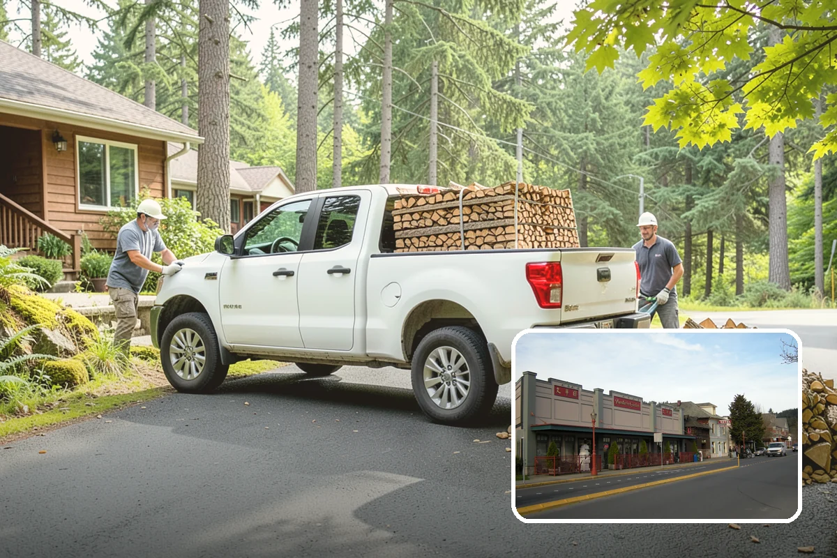 Rush Firewood Delivery in Issaquah, King County, WA - Gets wood to you the same day whenever possible