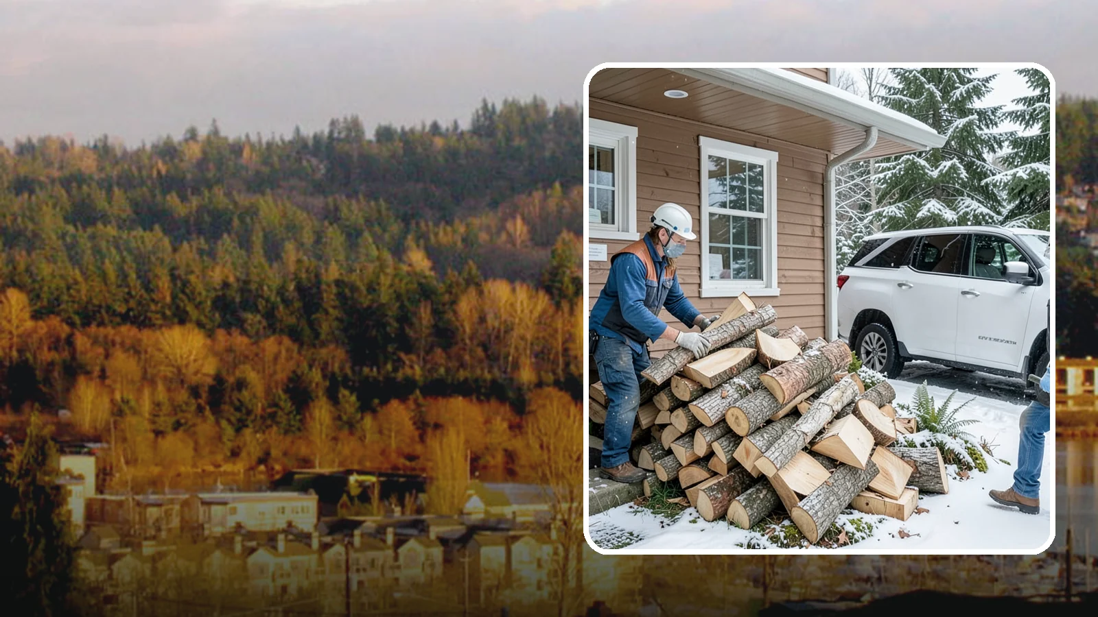 Rush Firewood Delivery in Kenmore, King County, WA - When you need wood immediately, we fast-track your order and deliver it the same day whenever possible.