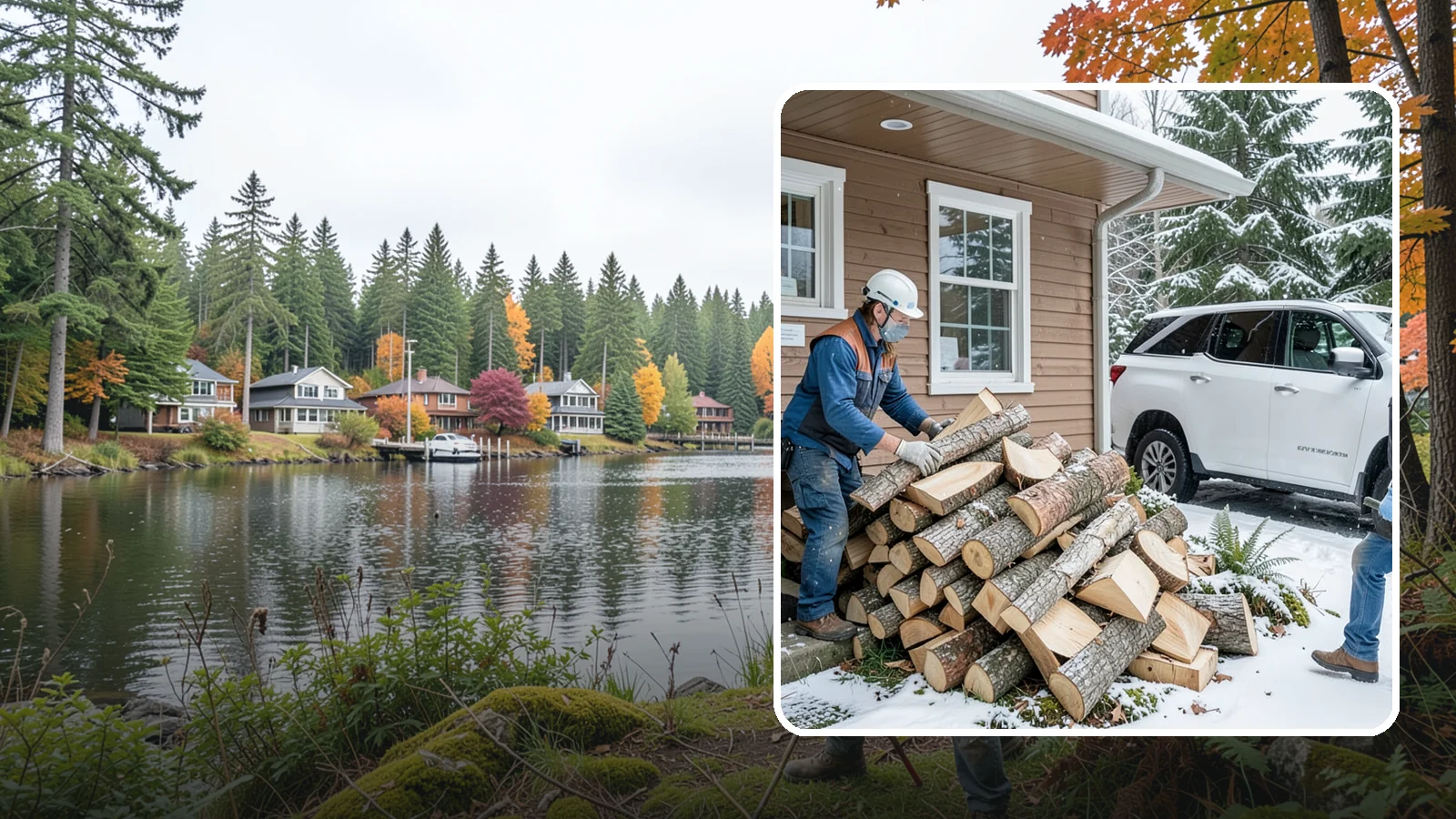 Rush Firewood Delivery in La Conner, Skagit County, WA - When you need wood immediately, we fast-track your order and deliver it the same day whenever possible.