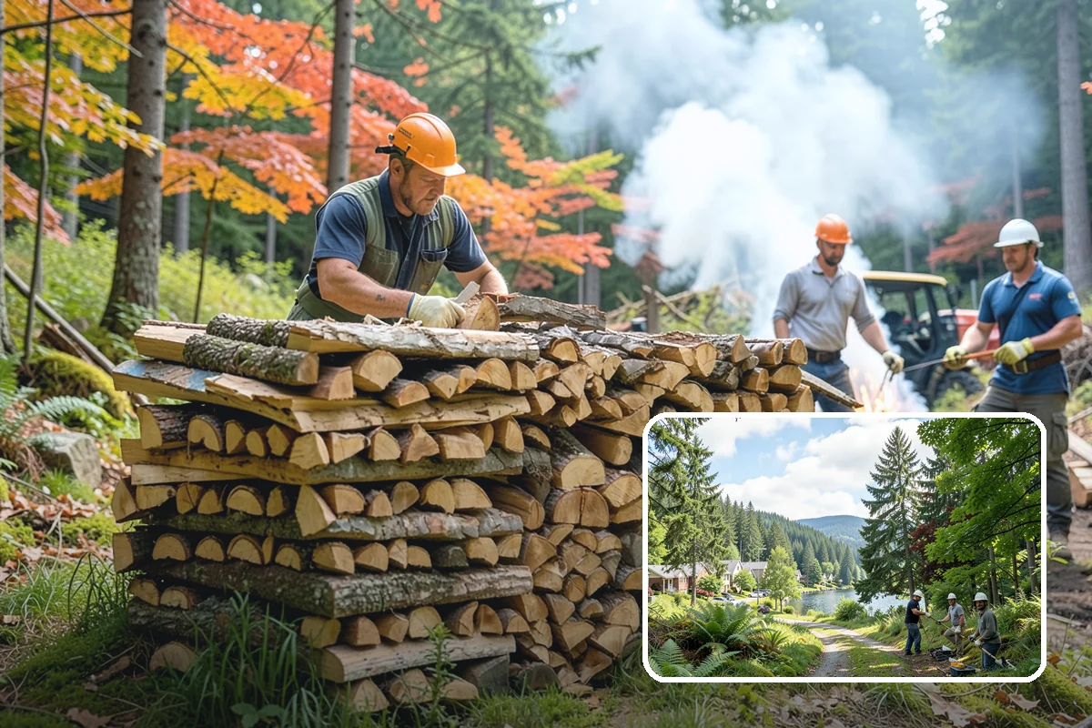 Rush Firewood Delivery in Lake Forest Park, King County, WA - Gets wood to you the same day whenever possible
