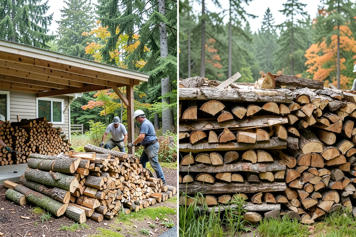 Rush Firewood Delivery in Lake Forest Park, King County, WA - Take your rush request and confirm quantity and address