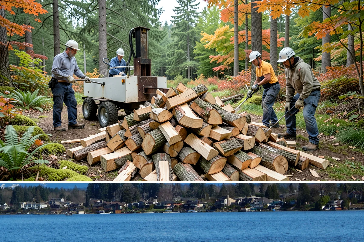Rush Firewood Delivery in Lake Stevens, Snohomish County, WA - Rush requests happen year-round but climb through the cold months, so calling as early in the day as possible speeds the...