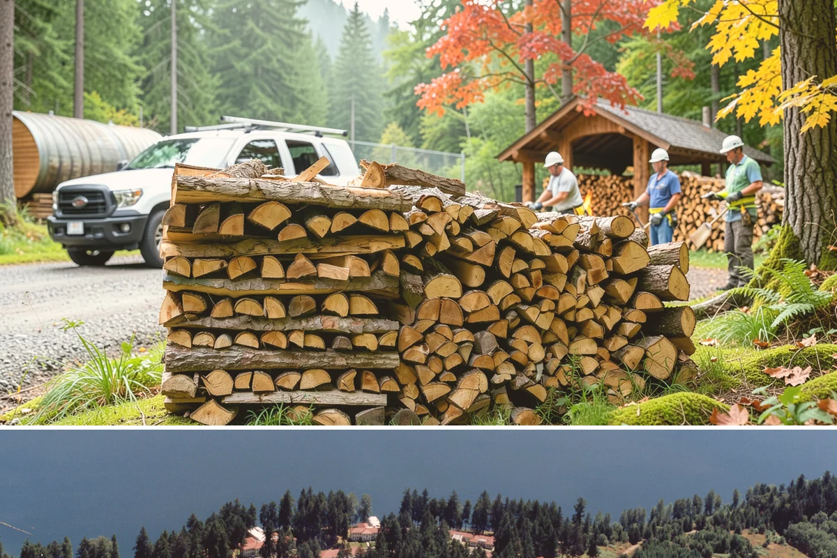 Rush Firewood Delivery in Lakewood, Pierce County, WA - Rush requests happen year-round but climb through the cold months, so calling as early in the day as possible speeds the...