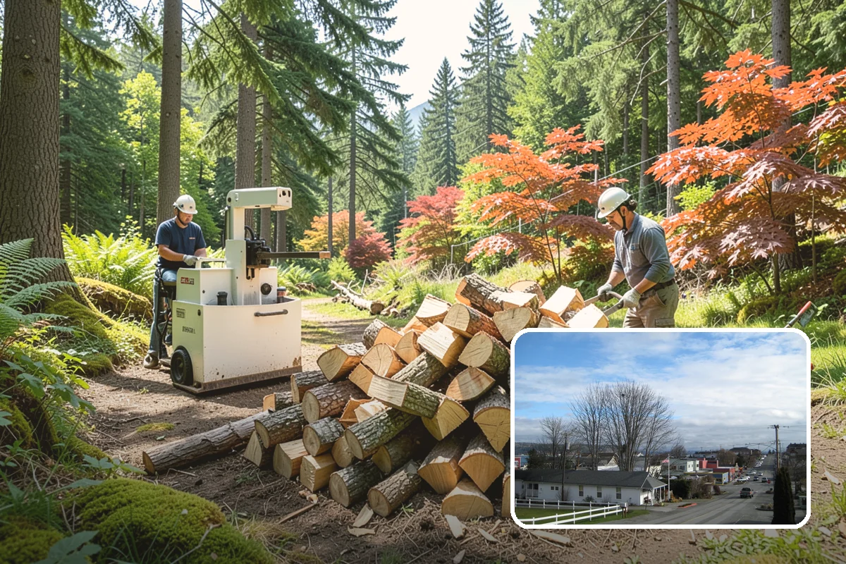 Rush Firewood Delivery in Langley, Island County, WA - Gets wood to you the same day whenever possible