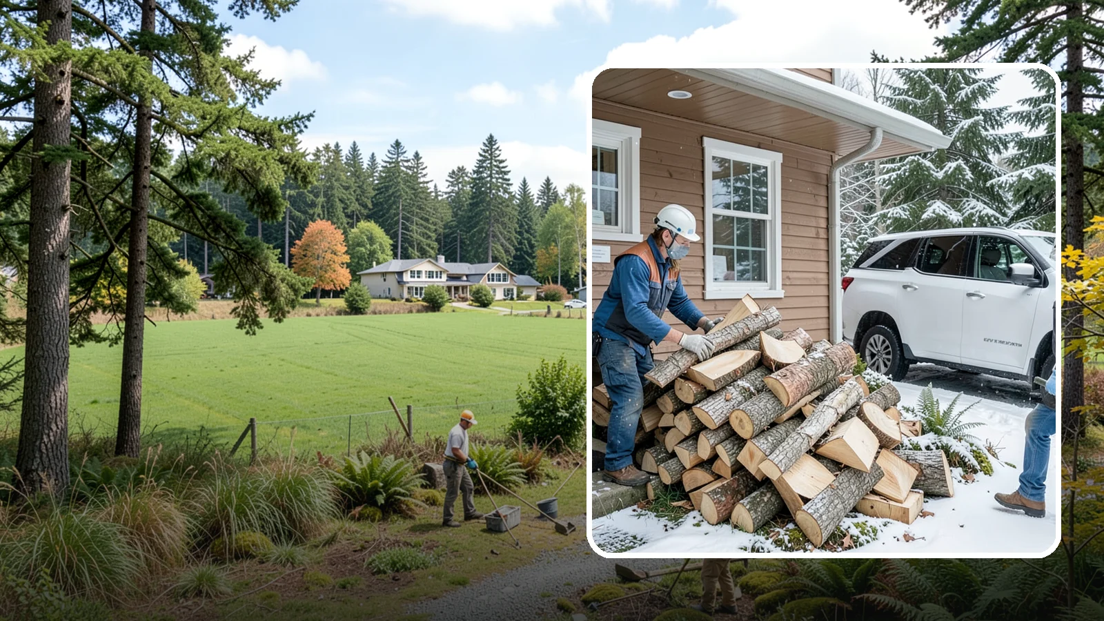 Rush Firewood Delivery in Lyman, Skagit County, WA - When you need wood immediately, we fast-track your order and deliver it the same day whenever possible.