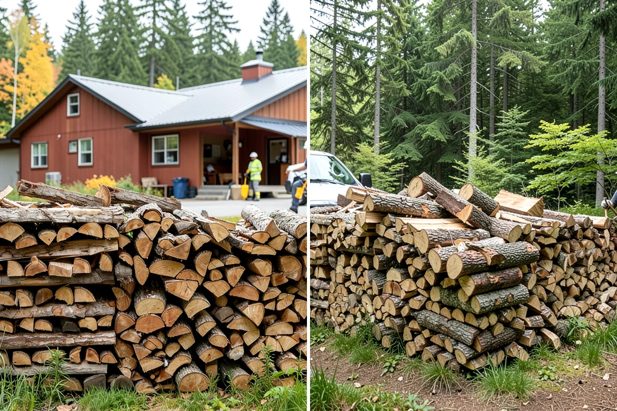 Rush Firewood Delivery in Lyman, Skagit County, WA - Take your rush request and confirm quantity and address