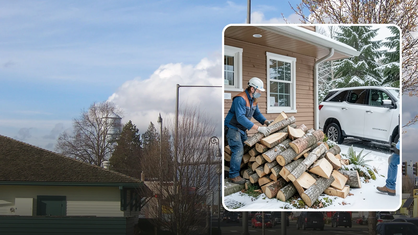Rush Firewood Delivery in Marysville, Snohomish County, WA - When you need wood immediately, we fast-track your order and deliver it the same day whenever possible.