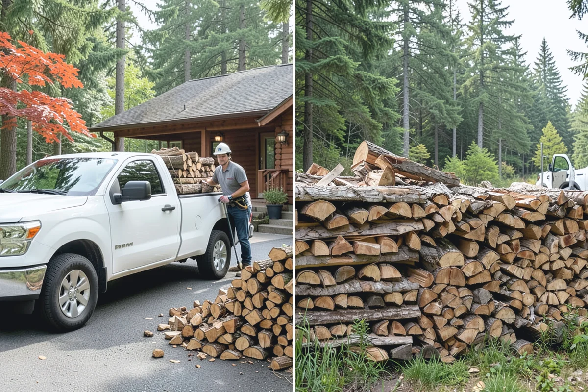 Rush Firewood Delivery in Marysville, Snohomish County, WA - Take your rush request and confirm quantity and address