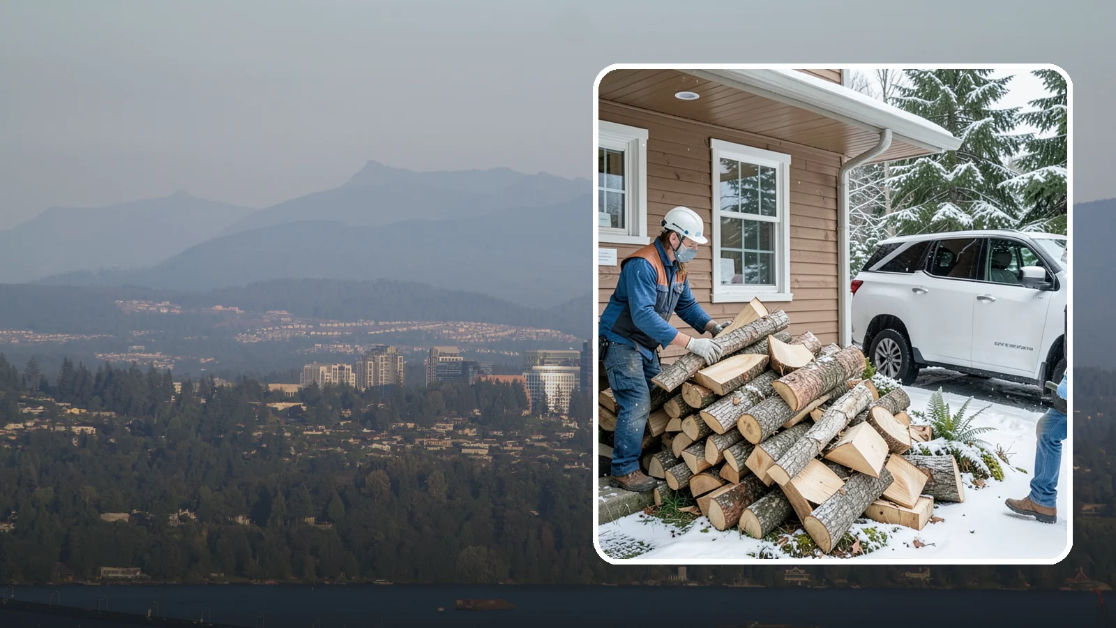 Rush Firewood Delivery in Medina, King County, WA - When you need wood immediately, we fast-track your order and deliver it the same day whenever possible.