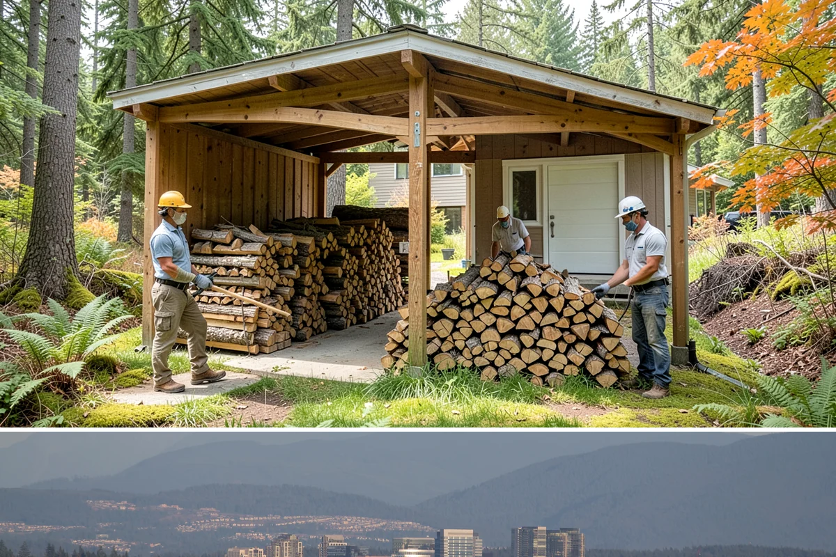Rush Firewood Delivery in Medina, King County, WA - Rush requests happen year-round but climb through the cold months, so calling as early in the day as possible speeds the...