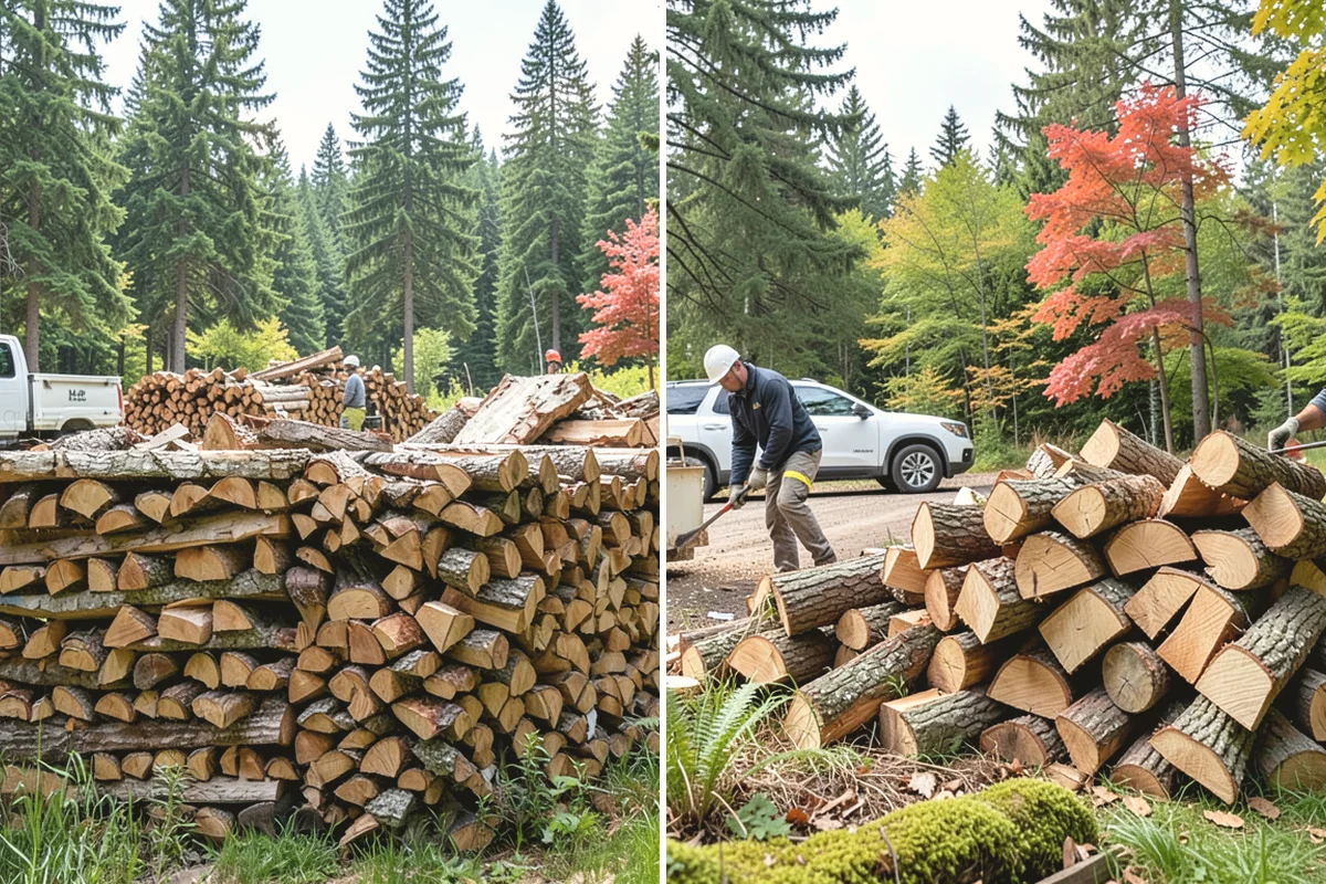 Rush Firewood Delivery in Mill Creek, Snohomish County, WA - Take your rush request and confirm quantity and address