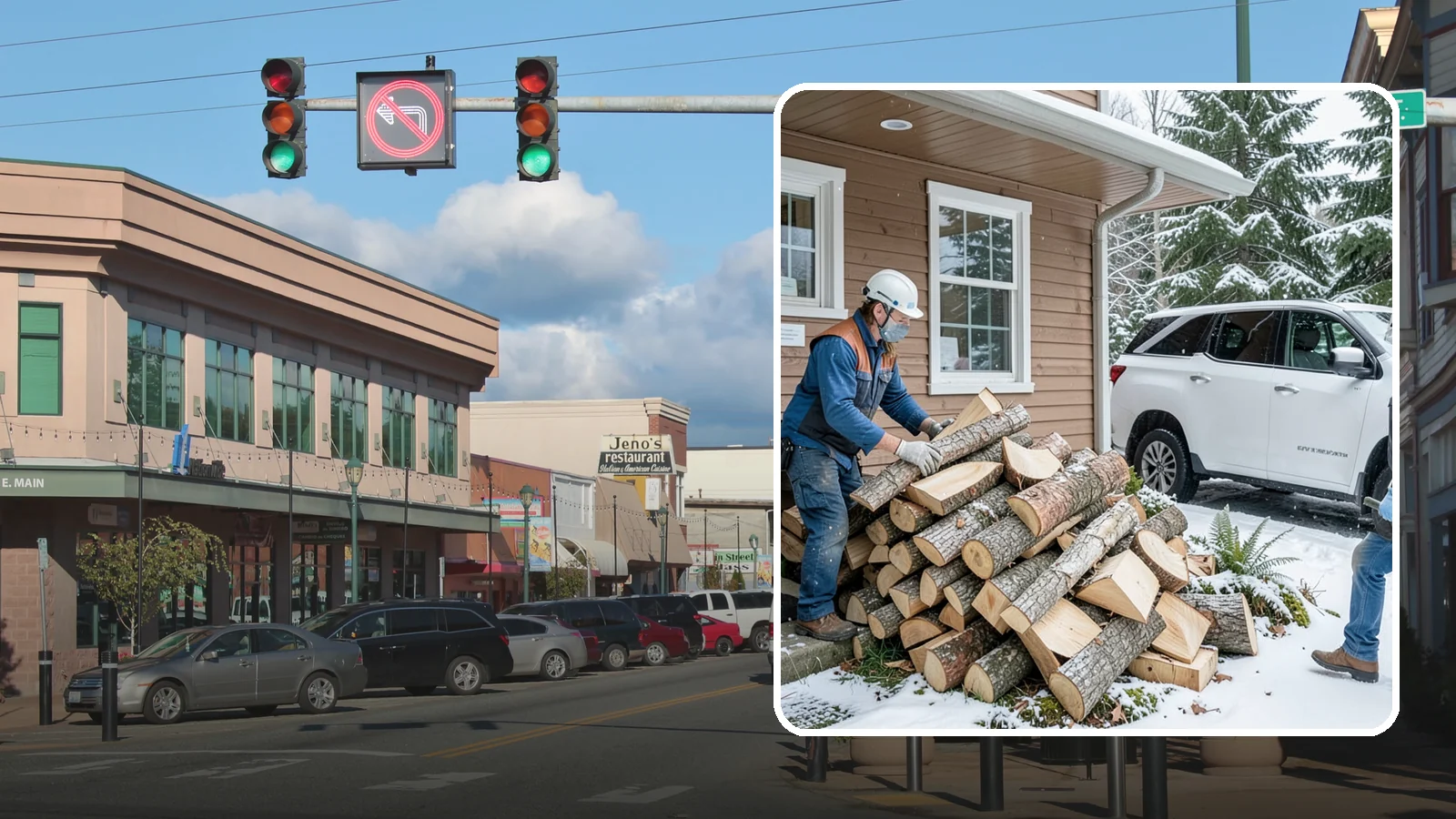 Rush Firewood Delivery in Monroe, Snohomish County, WA - When you need wood immediately, we fast-track your order and deliver it the same day whenever possible.