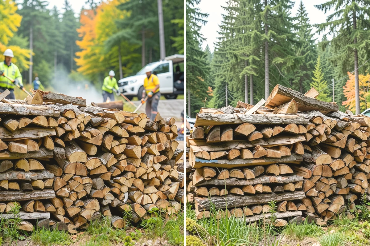 Rush Firewood Delivery in Monroe, Snohomish County, WA - Take your rush request and confirm quantity and address