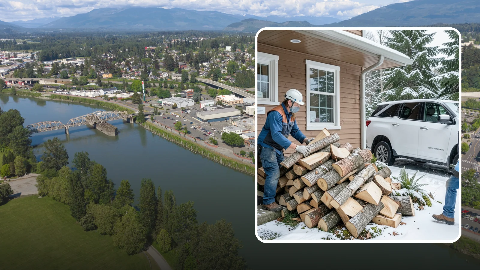 Rush Firewood Delivery in Mount Vernon, WA - When you need wood immediately, we fast-track your order and deliver it the same day whenever possible.