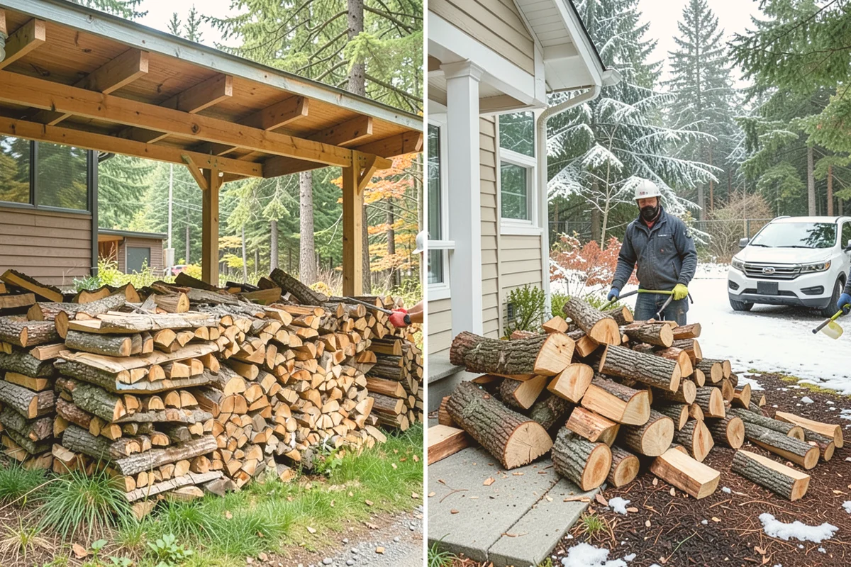 Rush Firewood Delivery in Newcastle, King County, WA - Take your rush request and confirm quantity and address