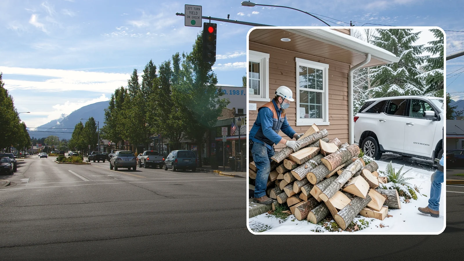 Rush Firewood Delivery in North Bend, King County, WA - When you need wood immediately, we fast-track your order and deliver it the same day whenever possible.