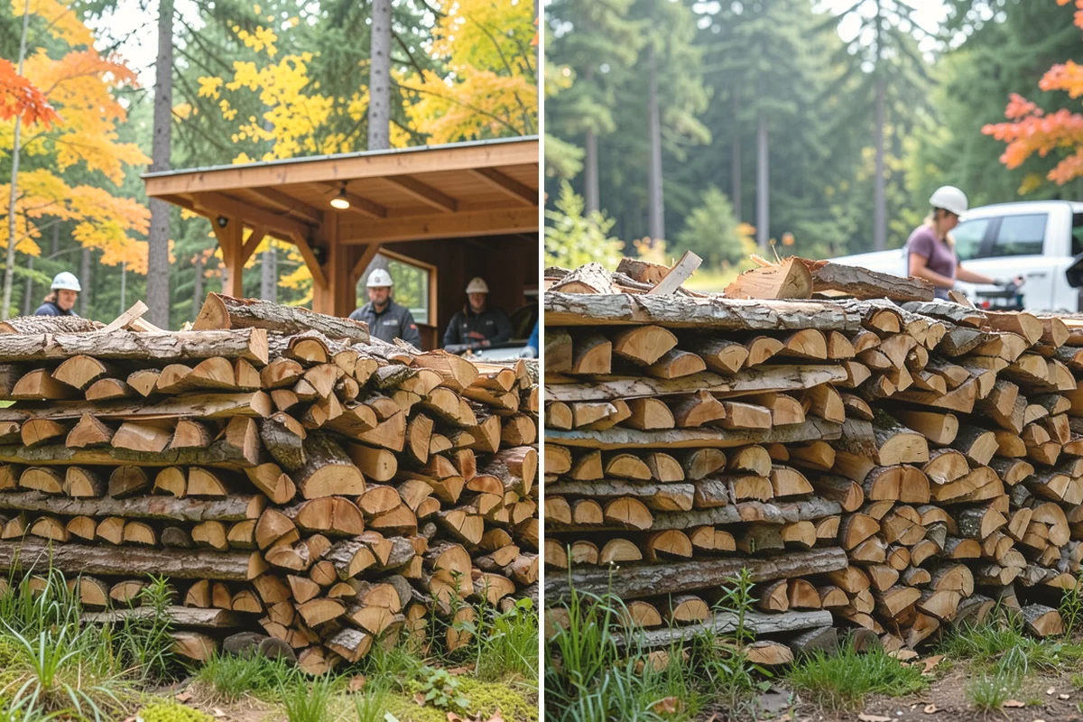 Rush Firewood Delivery in Oak Harbor, Island County, WA - Take your rush request and confirm quantity and address
