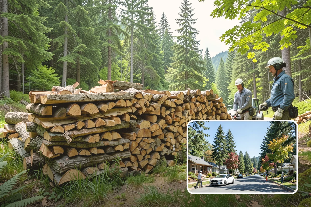 Rush Firewood Delivery in Orting, Pierce County, WA - Gets wood to you the same day whenever possible