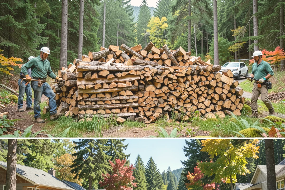 Rush Firewood Delivery in Orting, Pierce County, WA - Rush requests happen year-round but climb through the cold months, so calling as early in the day as possible speeds the...