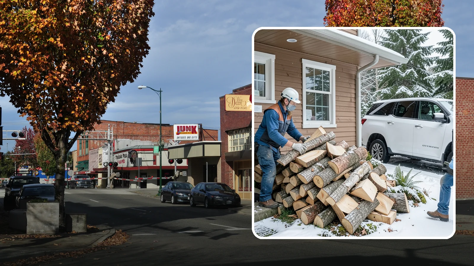 Rush Firewood Delivery in Puyallup, Pierce County, WA - When you need wood immediately, we fast-track your order and deliver it the same day whenever possible.