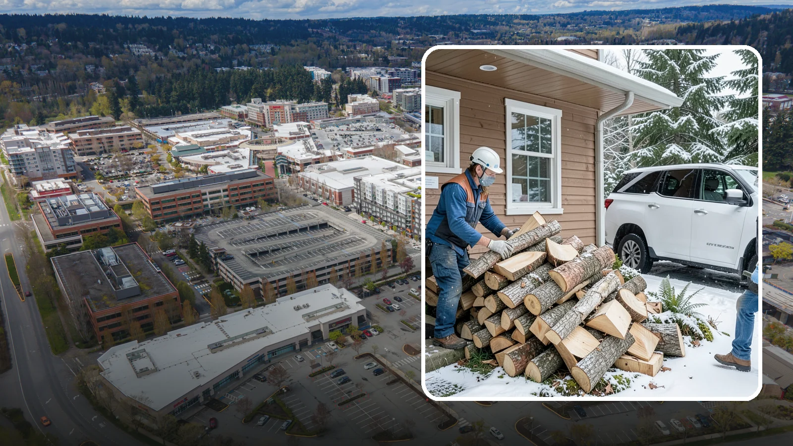 Rush Firewood Delivery in Redmond, King County, WA - When you need wood immediately, we fast-track your order and deliver it the same day whenever possible.