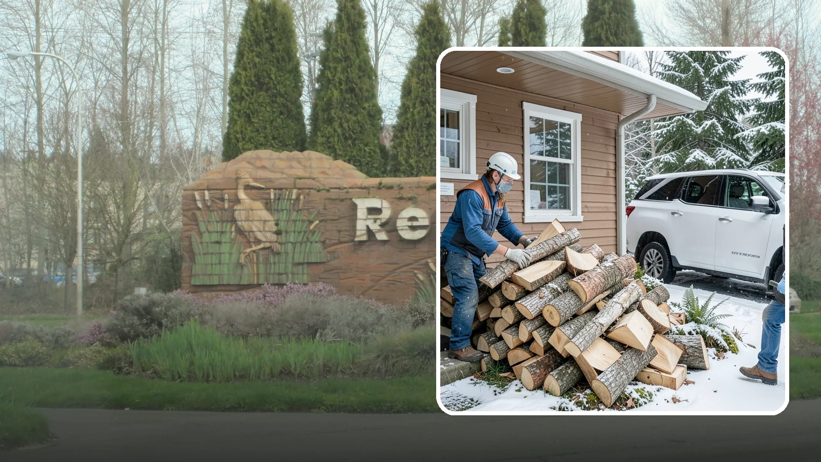 Rush Firewood Delivery in Renton, King County, WA - When you need wood immediately, we fast-track your order and deliver it the same day whenever possible.