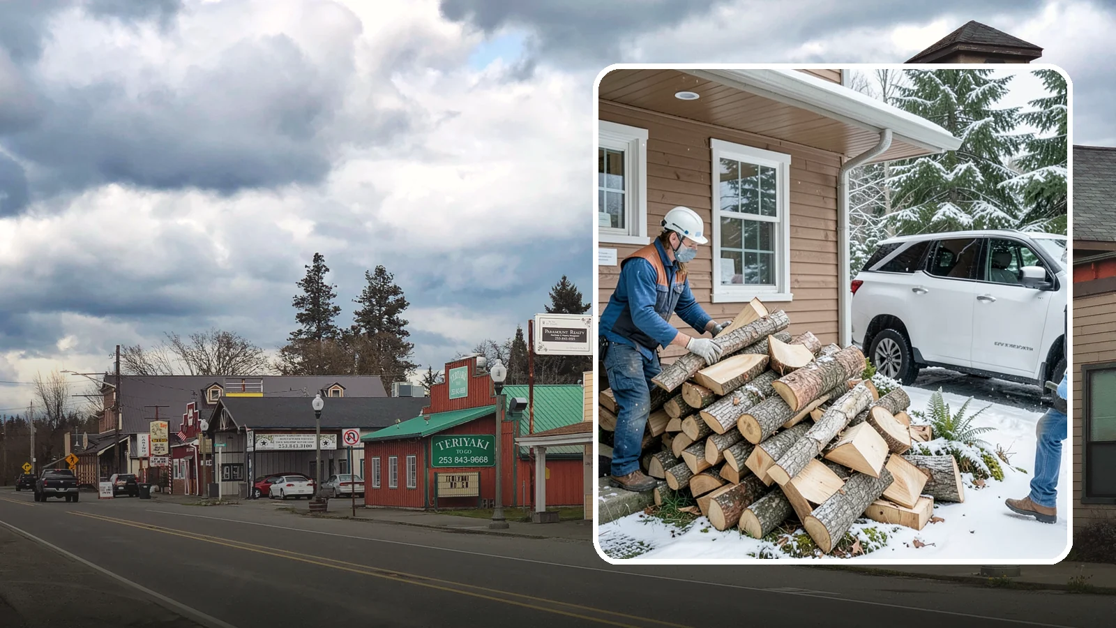 Rush Firewood Delivery in Roy, Pierce County, WA - When you need wood immediately, we fast-track your order and deliver it the same day whenever possible.