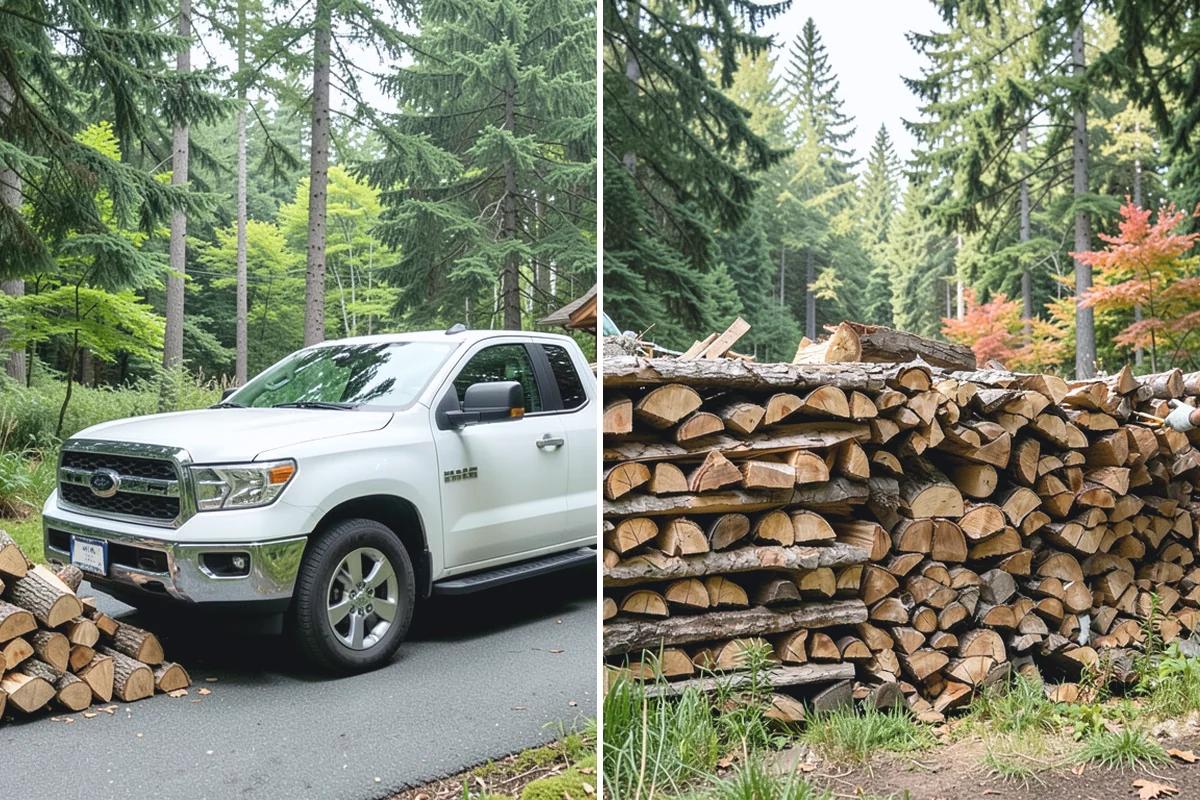 Rush Firewood Delivery in Roy, Pierce County, WA - Take your rush request and confirm quantity and address