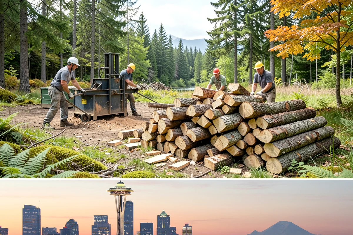 Rush Firewood Delivery in Seattle, King County, WA - Rush requests happen year-round but climb through the cold months, so calling as early in the day as possible speeds the...