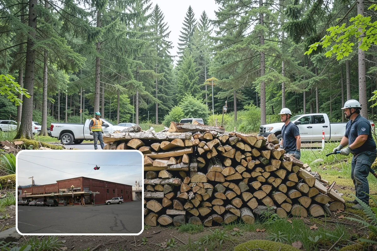 Rush Firewood Delivery in Sedro-Woolley, Skagit County, WA - Gets wood to you the same day whenever possible
