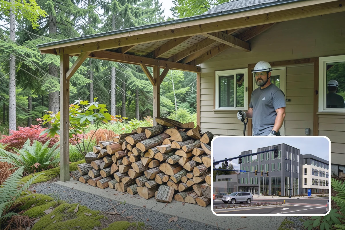Rush Firewood Delivery in Shoreline, King County, WA - Gets wood to you the same day whenever possible