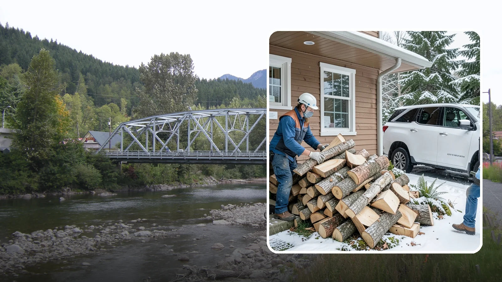 Rush Firewood Delivery in Skykomish, King County, WA - When you need wood immediately, we fast-track your order and deliver it the same day whenever possible.