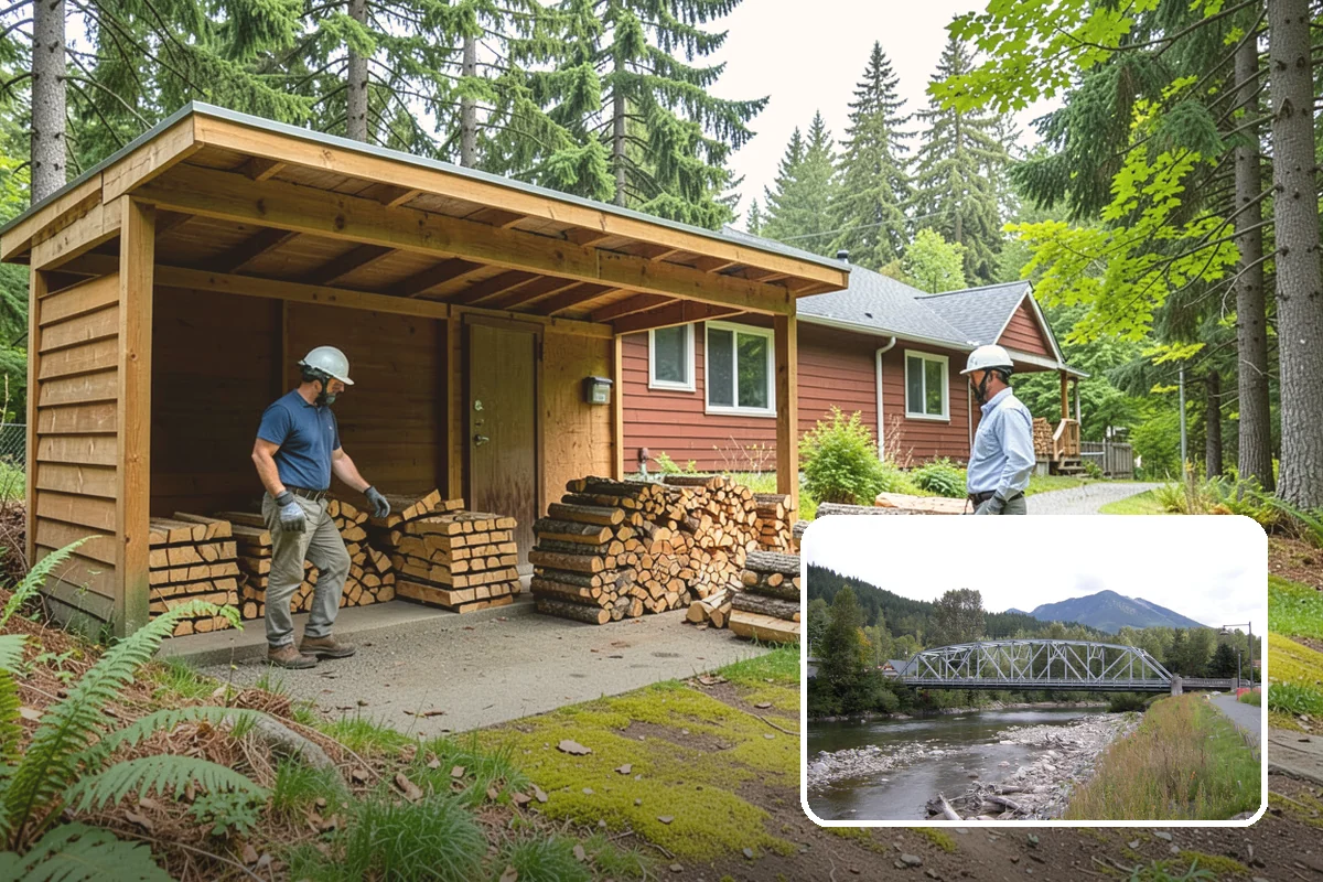 Rush Firewood Delivery in Skykomish, King County, WA - Gets wood to you the same day whenever possible