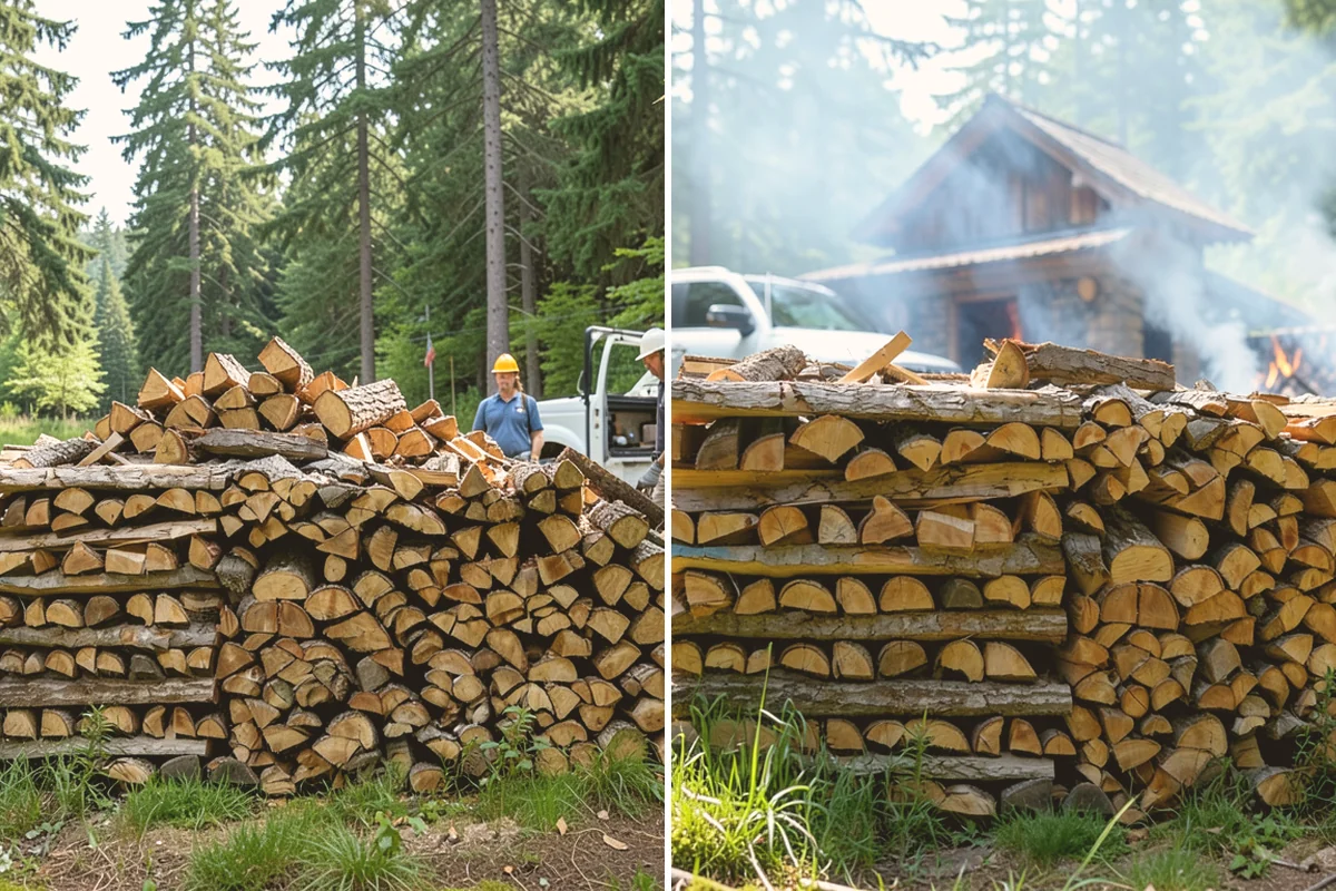 Rush Firewood Delivery in Snohomish, Snohomish County, WA - Take your rush request and confirm quantity and address