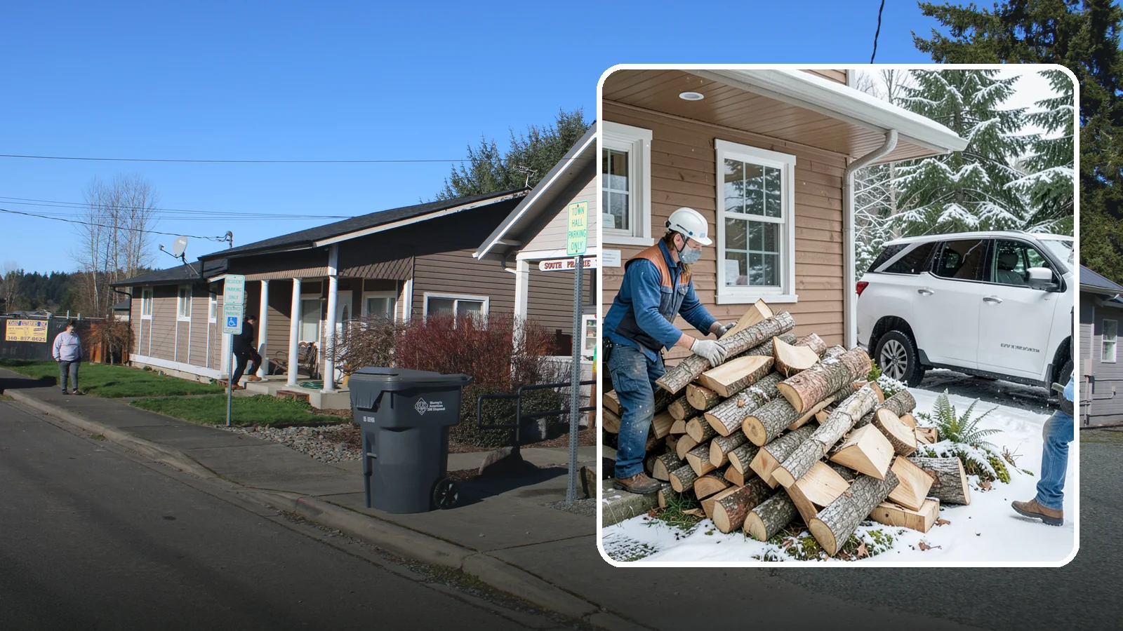 Rush Firewood Delivery in South Prairie, Pierce County, WA - When you need wood immediately, we fast-track your order and deliver it the same day whenever possible.