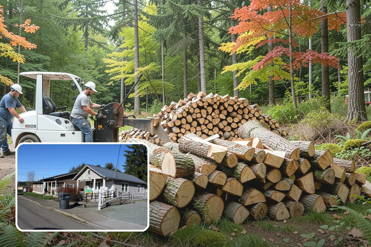 Rush Firewood Delivery in South Prairie, Pierce County, WA - Gets wood to you the same day whenever possible