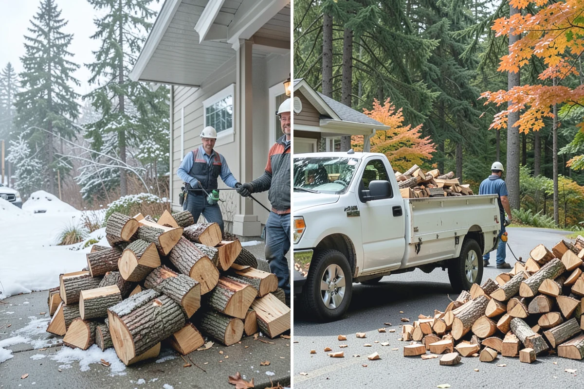 Rush Firewood Delivery in South Prairie, Pierce County, WA - Take your rush request and confirm quantity and address
