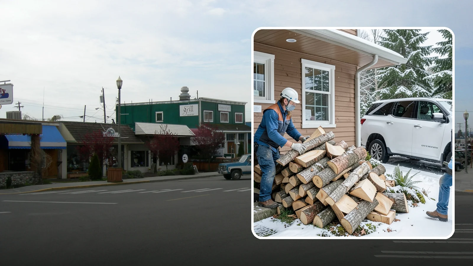 Rush Firewood Delivery in Stanwood, Snohomish County, WA - When you need wood immediately, we fast-track your order and deliver it the same day whenever possible.