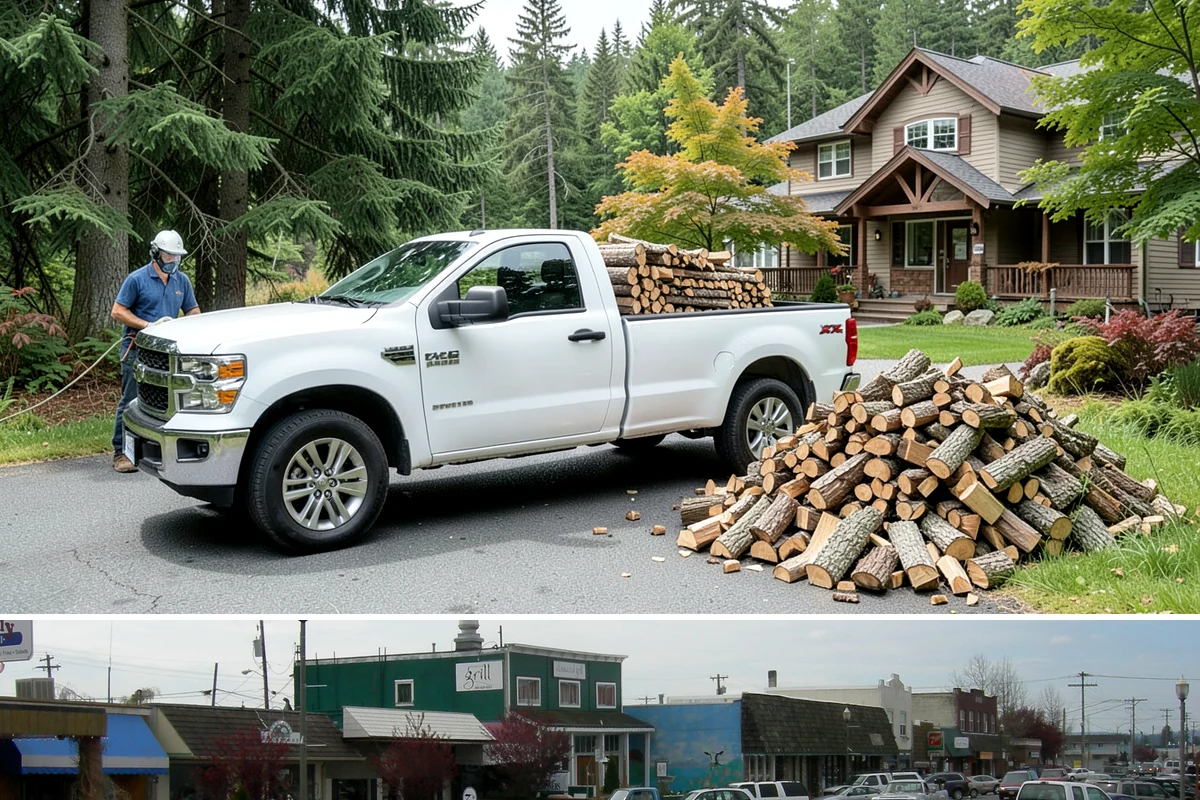 Rush Firewood Delivery in Stanwood, Snohomish County, WA - Rush requests happen year-round but climb through the cold months, so calling as early in the day as possible speeds the...