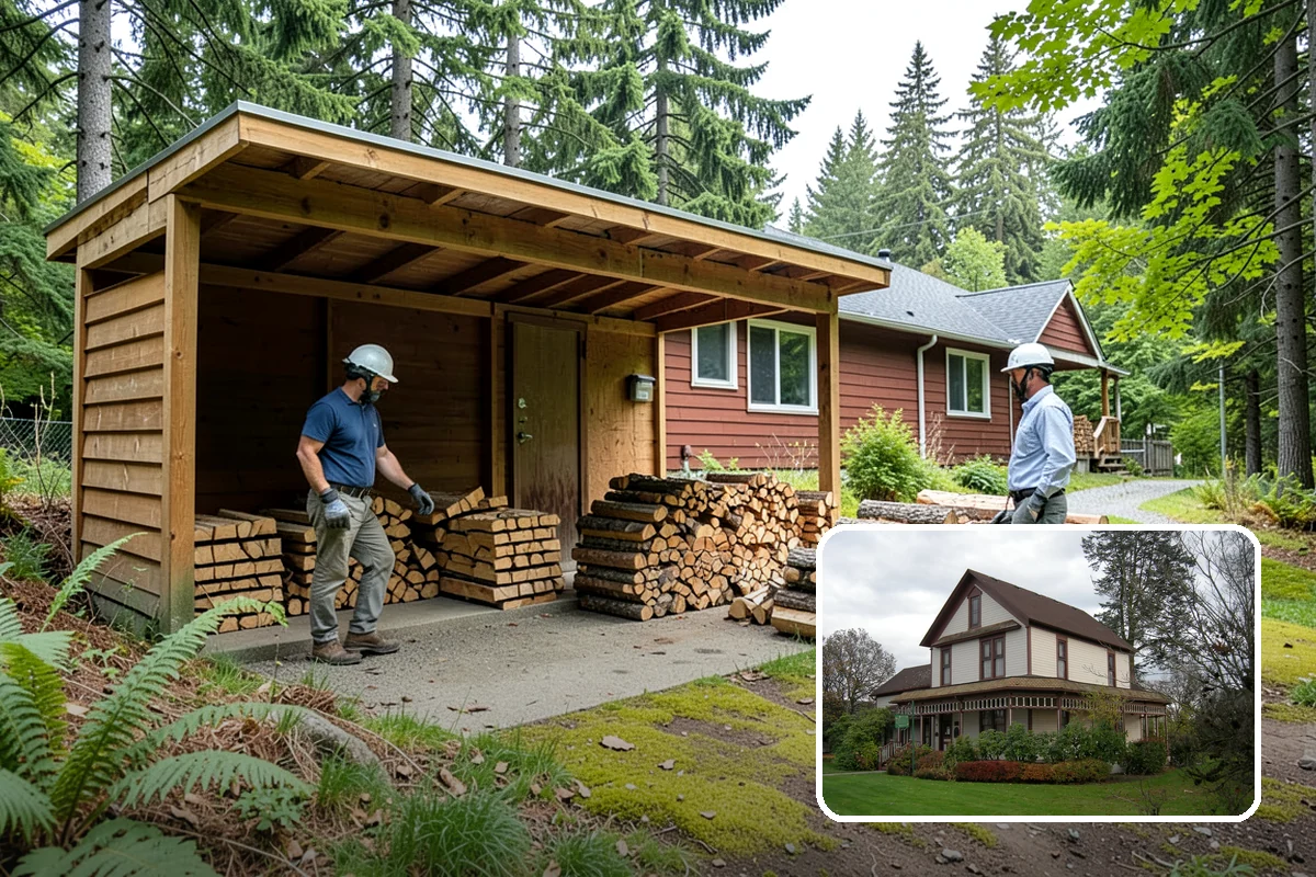 Rush Firewood Delivery in Sumner, Pierce County, WA - Gets wood to you the same day whenever possible