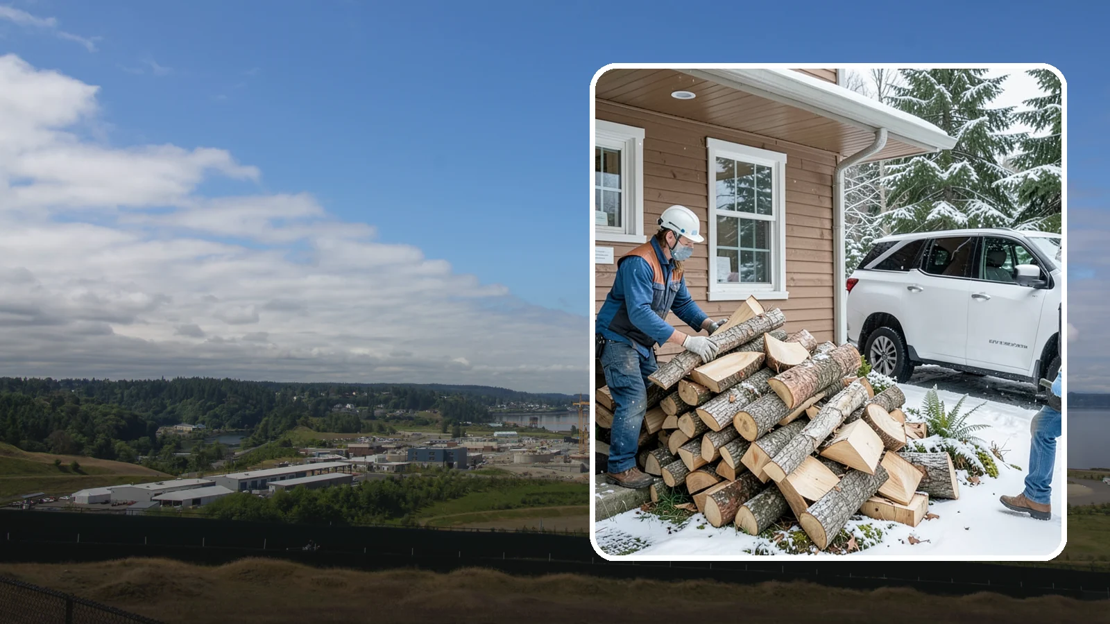 Rush Firewood Delivery in University Place, Pierce County, WA - When you need wood immediately, we fast-track your order and deliver it the same day whenever possible.