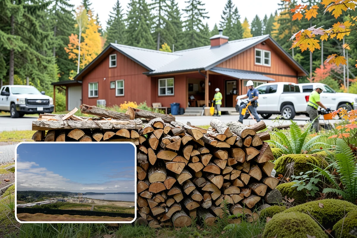 Rush Firewood Delivery in University Place, Pierce County, WA - Gets wood to you the same day whenever possible