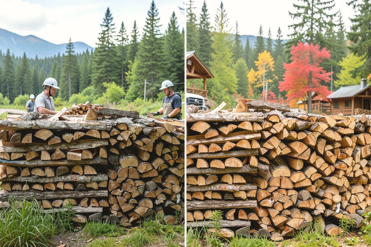 Rush Firewood Delivery in University Place, Pierce County, WA - Take your rush request and confirm quantity and address