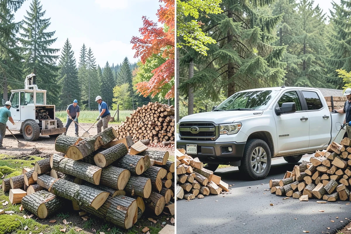 Rush Firewood Delivery in Wilkeson, Pierce County, WA - Take your rush request and confirm quantity and address