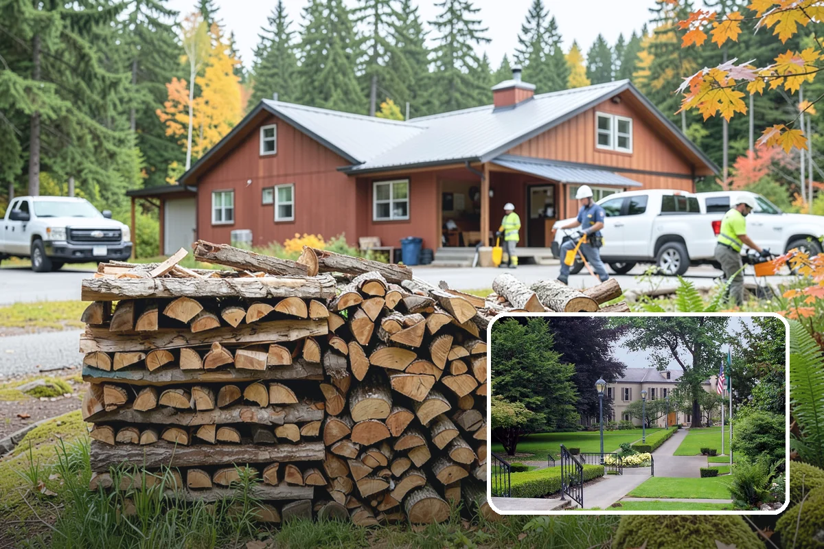 Rush Firewood Delivery in Woodinville, King County, WA - Gets wood to you the same day whenever possible