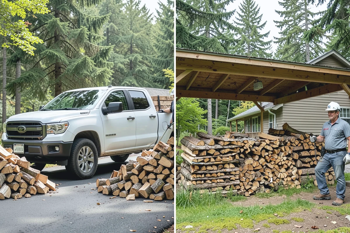 Rush Firewood Delivery in Woodinville, King County, WA - Take your rush request and confirm quantity and address