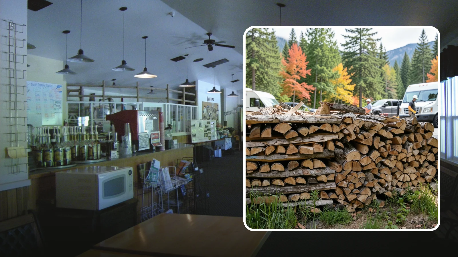 RV Campground Firewood in Black Diamond, King County, WA - Bulk and bundled firewood supply for RV parks and campgrounds throughout the region.