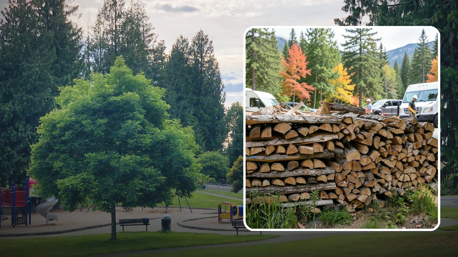 RV Campground Firewood in Bonney Lake, Pierce County, WA - Bulk and bundled firewood supply for RV parks and campgrounds throughout the region.