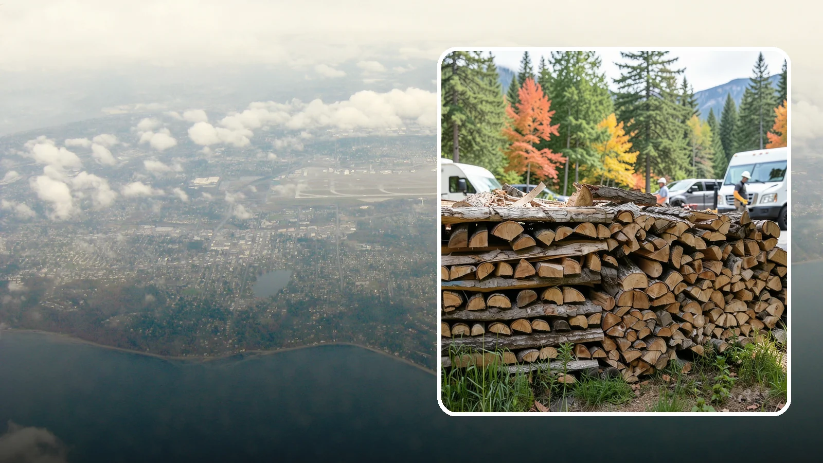 RV Campground Firewood in Burien, King County, WA - Bulk and bundled firewood supply for RV parks and campgrounds throughout the region.