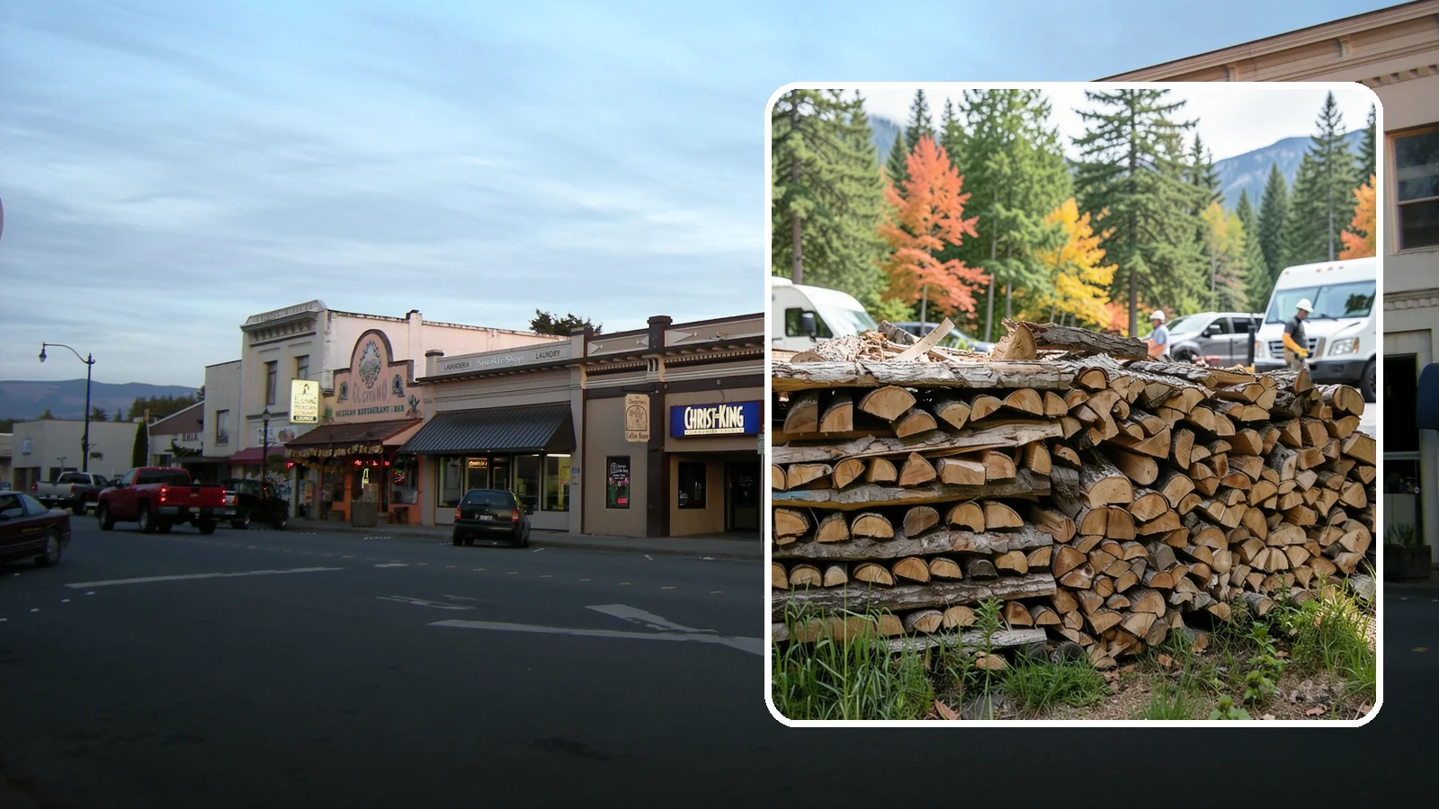 RV Campground Firewood in Burlington, Skagit County, WA - Bulk and bundled firewood supply for RV parks and campgrounds throughout the region.